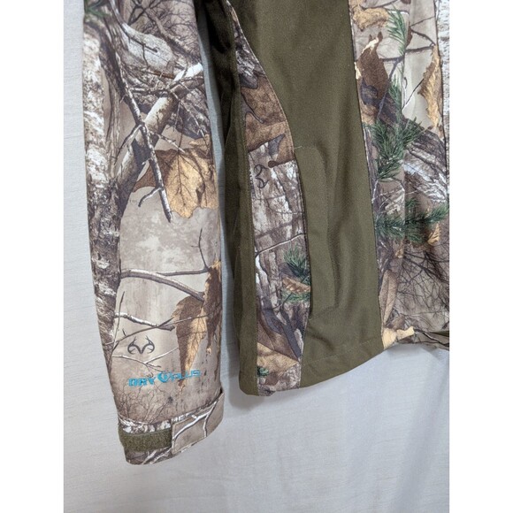 Cabela's Outfit Her Dry Plus Camo Hunting Hooded Coat & Jacket Layer Size SMALL - Picture 10 of 16